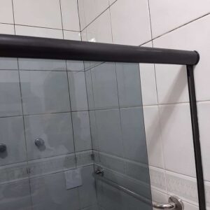 Box de vidro fumê modelo frontal